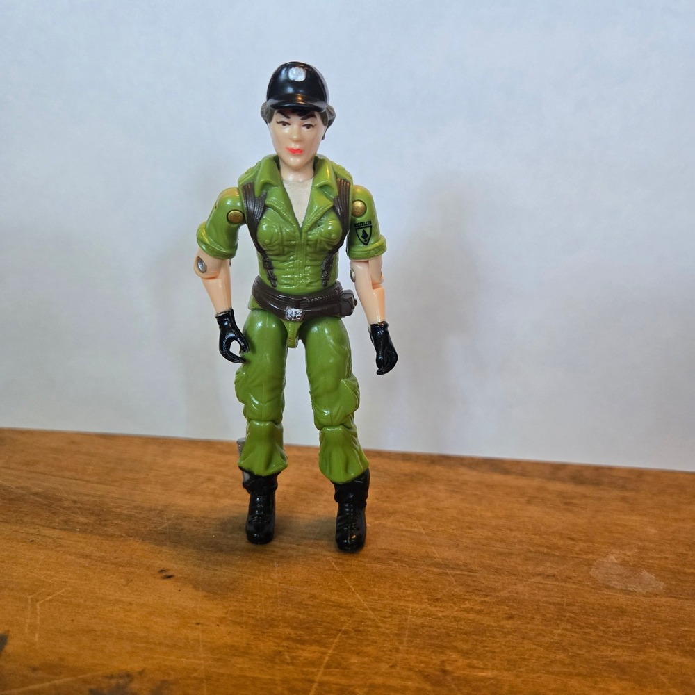 Vintage 1984 GI Joe Lady Jaye Action Figure ARAH Hasbro Hong Kong Olive Green